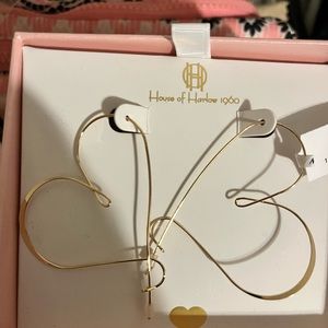 COPY - House of Harlow unique gold tone hearts so cute